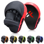 Xnature Essential Curved Boxing Mma Punching Mitts Boxing Pads Hook & Jab Pads Mma Target Focus Punching Mitts Thai Strike Kick 