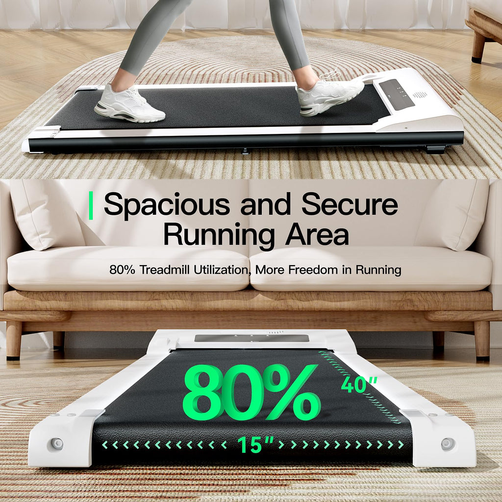 Umay Walking Pad, Lightweight Small Under Desk Treadmill - Only 40 Lbs, Portable Mini Treadmill For Home Office, Compact Walking