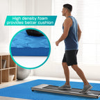Yes4All Interlocking Floor Mats With Border - Foam, Gym Floor Mats With Eva Interlocking Tiles (12 Square Feet - Blue - 12 Tiles
