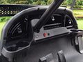 Huskey Golf Cart Dash Kit W/Locks, Glossy Black Finish, Mold Injected Plastic for Club Car 2008.5-Up Precedent Models