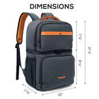 Tourit Backpack Cooler With Double Decks, Insulated Cooling Bag For Lunch,Waterproof Lightweight For Men To Camping, Picnic, Hik