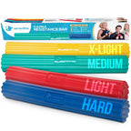 Serenilite Flexible Resistance Bar For Physical Therapy & Tennis Elbow Relief, 4-Pack, Hand Exercise Tool, Resistance Bars For T