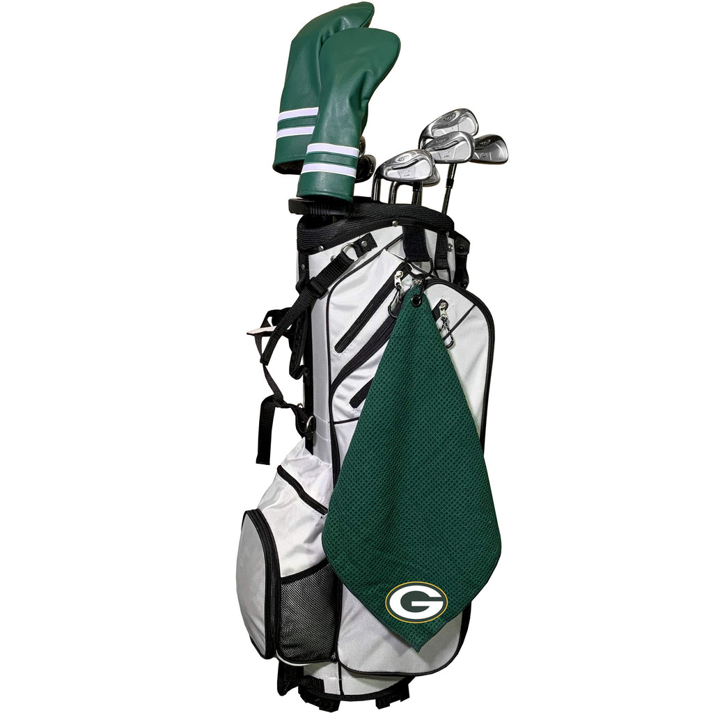 Team Golf Nfl Green Bay Packers Microfiber Golf Towel, 15 X 15, Multi Team Color, One Size, 31083