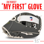 Franklin Sports Mlb Youth Teeball Glove + Foam Ball Set - Kids Oakland Athletics Baseball + Teeball Mitt And Ball - Perfect Firs