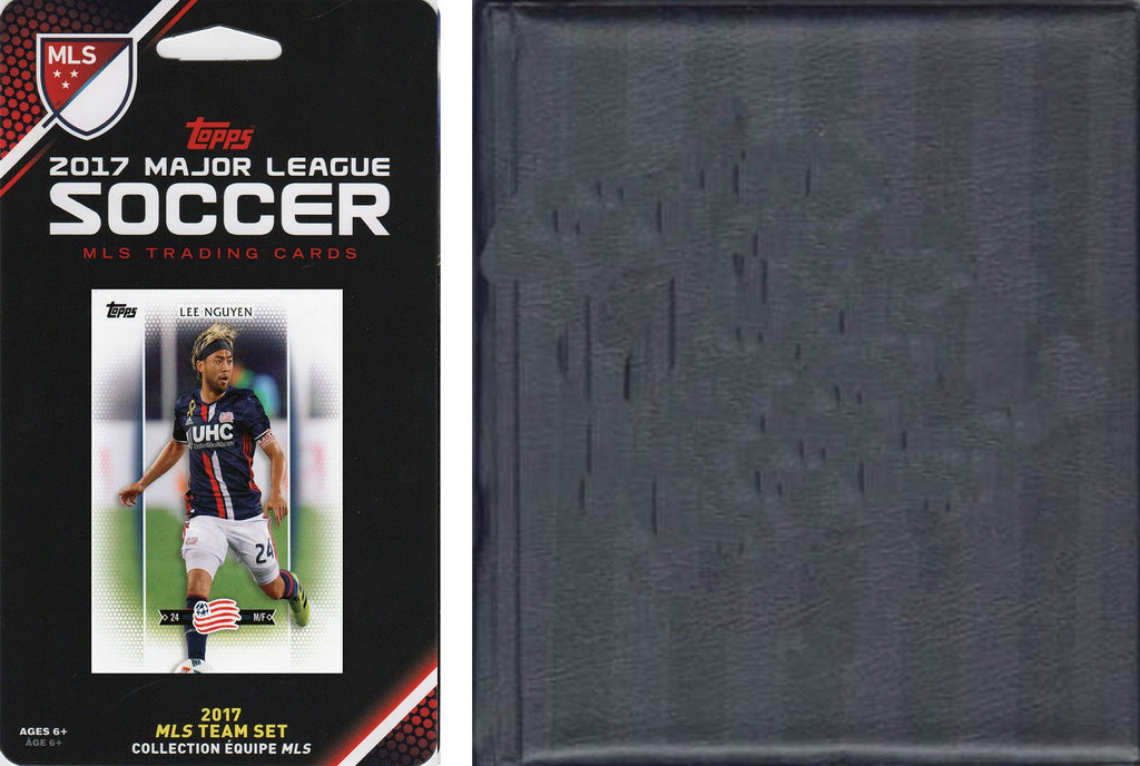 Mls New England Revolution Licensed 2017 Topps Team Set And Storage Album