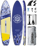HIWAVE Stand Up Paddleboard for Lake,Ocean,Yoga Touring,Beginners,Intermediate,Family and Couples,Extra Wide 35   Stable All Aro