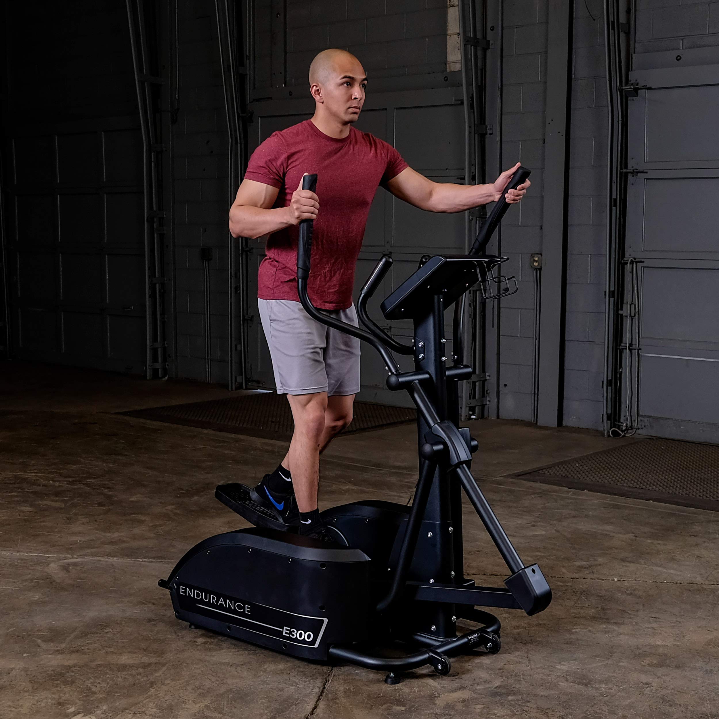 Body-Solid (E300) Elliptical Trainer Machine, Cardio Workout Crosstrainer Exercising Machines For Home & Commercial Gym With 300