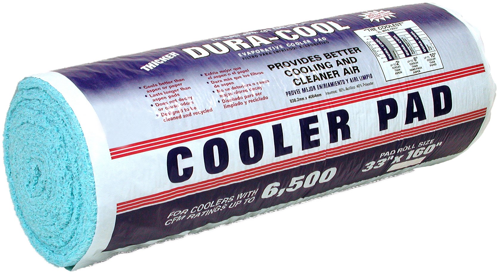 Dial Manufacturing 44375 36 In. X 48 Ft. Cooler Roll Pad