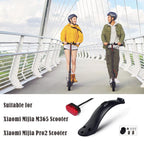Yungeln Electric Scooter Fender Rear Mudguard Compatible With Xiaomi 1S M365 Pro Electric Scooter Rear Fender With Taillights Re