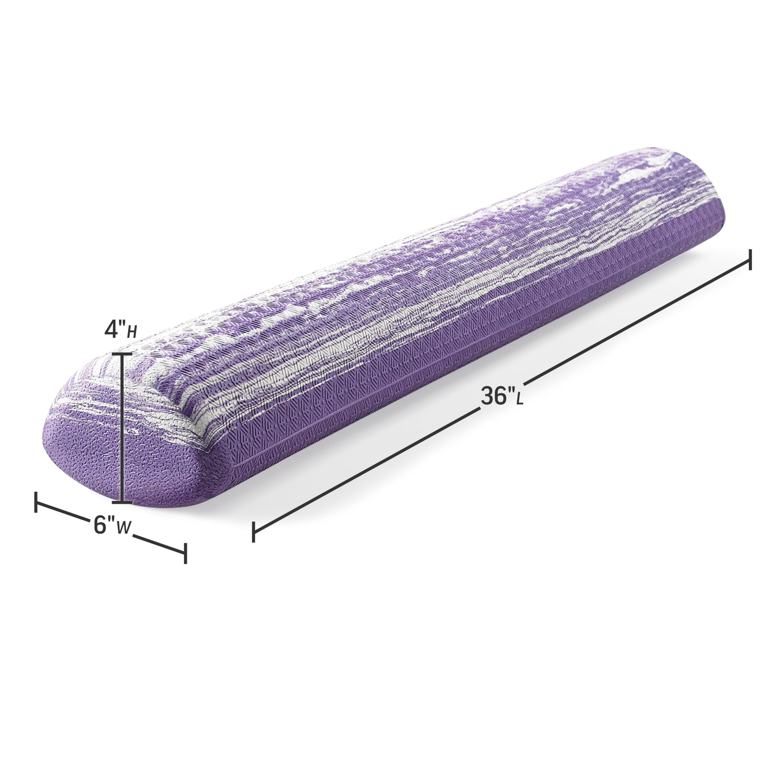 Optp Smartroller Two-In-One Standard Density 36 Inch Foam Roller For Physical Therapy, Massage, Stretching, Fitness, Feldenkrais