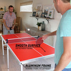 Gosports Mid-Size Table Tennis Game Set - Indoor/Outdoor Portable Table Tennis Game With Net, 2 Table Tennis Paddles And 4 Balls
