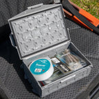 Yakattack Tracpak Stackable Storage Box - Battleship Grey | Kayak Fishing Gear Storage | Fits Geartrac & Mightymount | Kayak Acc