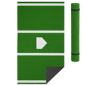 Garvee 12 x 6 ft Baseball Hitting Mat,Softball Hitting Mat with Home Plate and Anti Fade Turf for Baseball Softball Training Pra