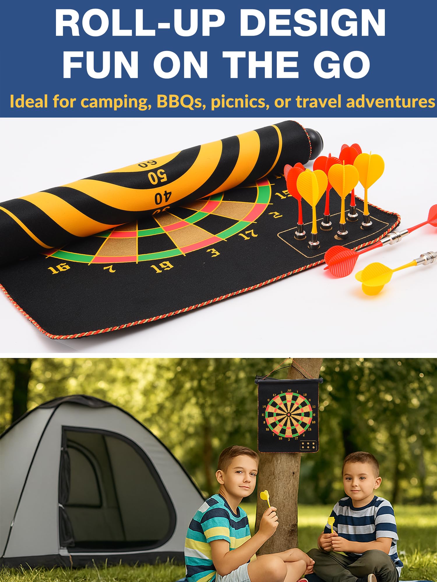 Magnetic Dart Board For Kids With Magnetic Darts 12Pcs, Stocking Stuffers For Kids Boys Toys Age 8-12, 6-8 5 6 7 8 9 10 11 12 13