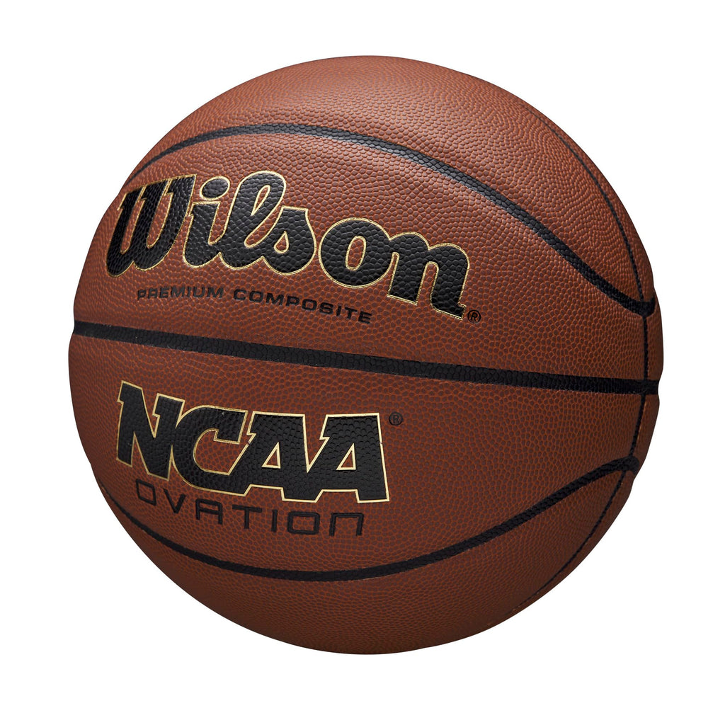 Wilson Ncaa Ovation Basketball - Brown, Size 6-28.5''