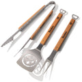 YouTheFan NFL Pittsburgh Steelers Classic Series 3-Piece BBQ Set Stainless Steel, 22 x 9