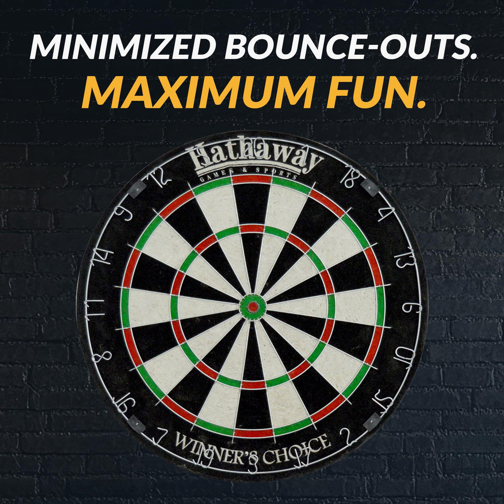 Hathaway Winners Choice 18'' Sisal Fiber Bristle Dartboard