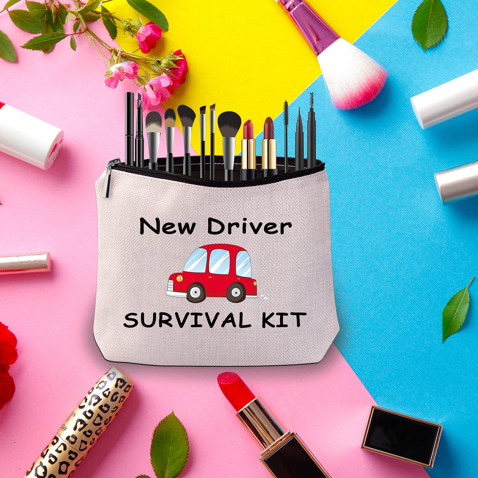 New Driver Survival Bag Passing Driving Test Sweet 16 Gift Teen Daughter Gift (New Driver Survival Kit)