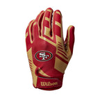 Wilson Nfl Stretch Fit Football Gloves - Youth, Kansas City Chiefs