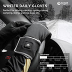 Savior Heat Heated Liners Gloves For Men Women, 2023 Electric Rechargeable Battery Thermal Thin Gloves For Winter Skiing Typing