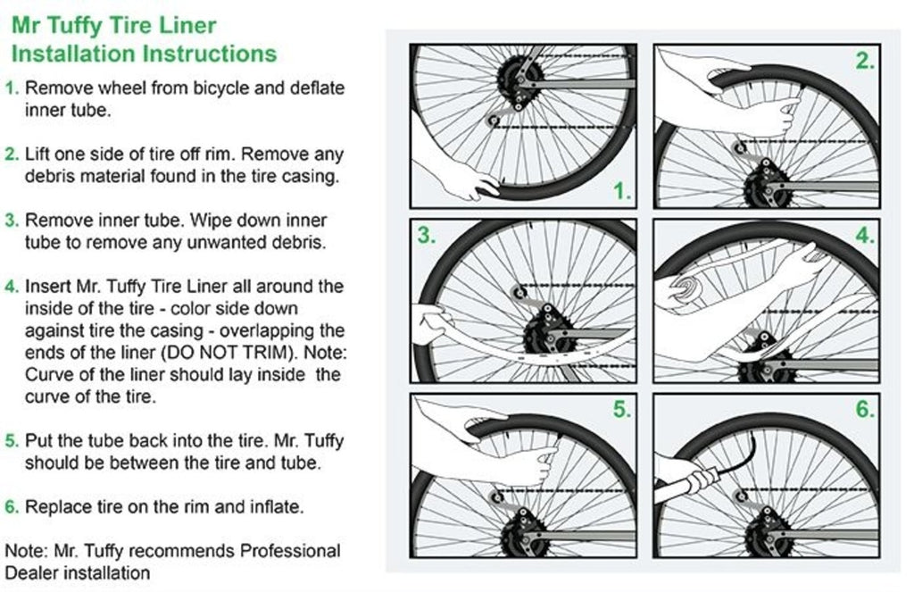 Mr. Tuffy Bicycle Tire Liner (Gold, 700X32-42C Or 29 X 1.5-2.0) Ppackaging May Vary