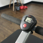 Sunny Health & Fitness Sf-Rw1205 Rowing Machine Rower With 12 Level Adjustable Resistance, Digital Monitor And 220 Lb Max Weight