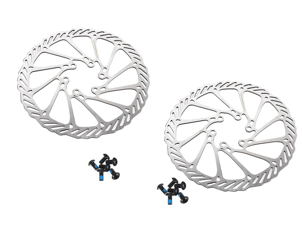 Wiroj Bluesunshine Mtb Bb8 Mechanical Disc Brake Front And Rear 160Mm Whit Bolts And Cable