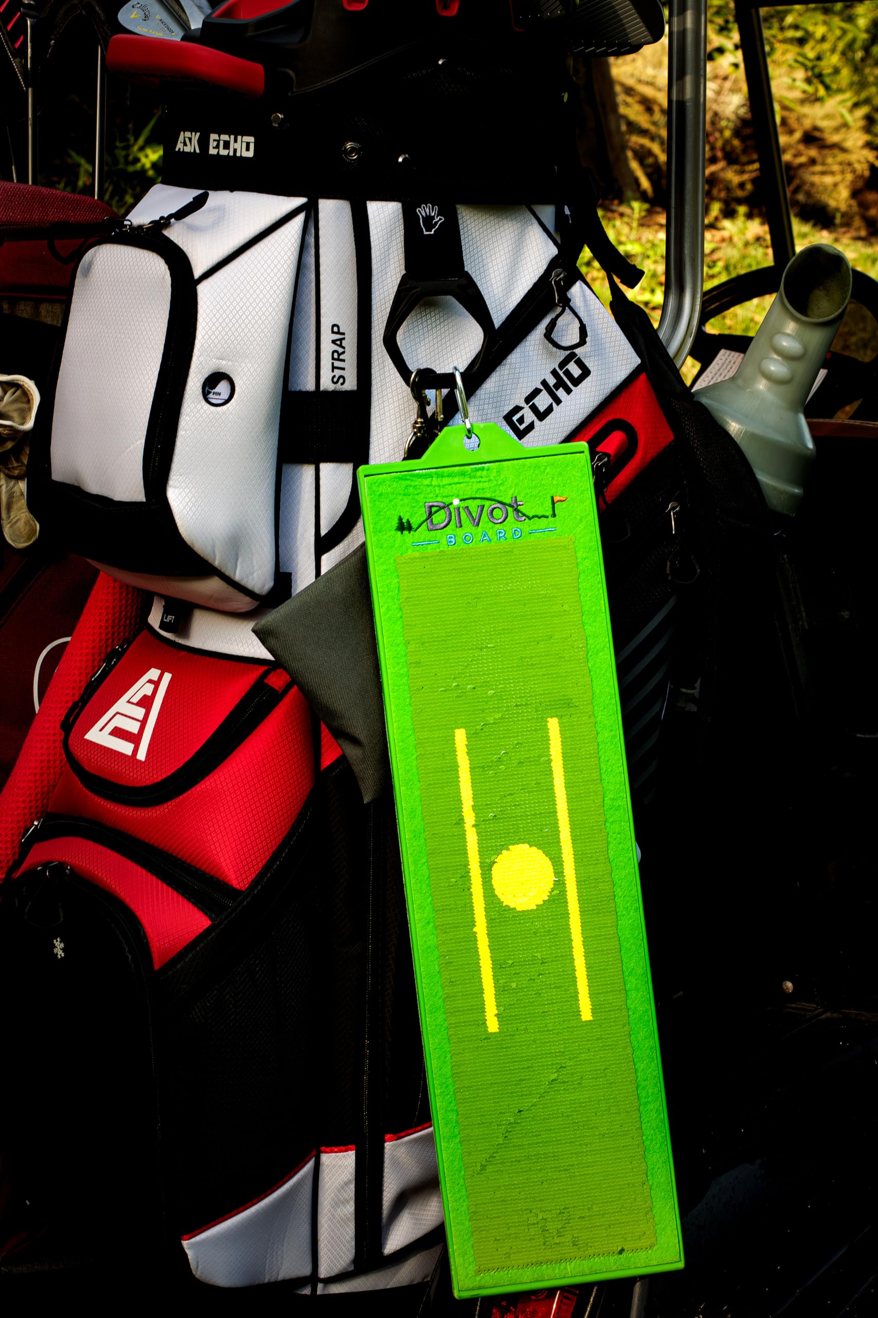 Divot Board - The Original Patented Low Point And Swing Path Trainer - Instant Feedback. Anytime. Anywhere - See Your Swing Path