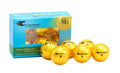 Chromax Metallic M5 Colored Golf Balls (Pack Of 6), Gold