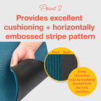 Primasole Yoga Mat Eco-Friendly Material 1/2''(10Mm) Non-Slip Yoga Pilates Fitness At Home & Gym Twin Color Jango Green/Black Ps