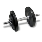 Cap Barbell Standard Adjustable Dumbbell, 25 Pounds, Chrome (Rsw2-025T)