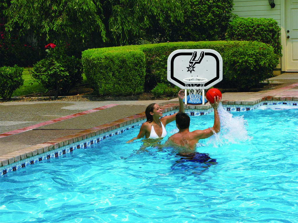 Poolmaster 72958 San Antonio Spurs Nba Pro Rebounder-Style Poolside Basketball Game