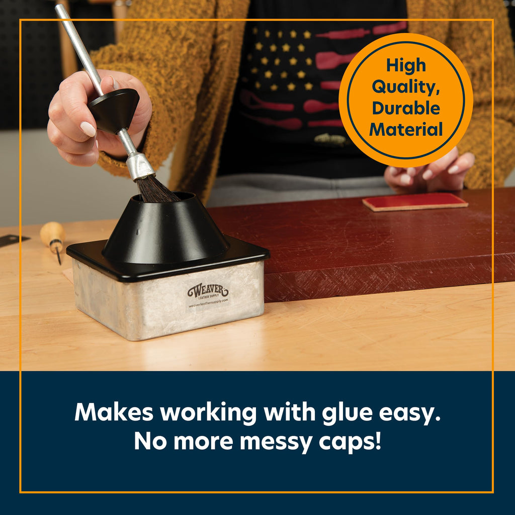Weaver Leather Glue Pot , Black