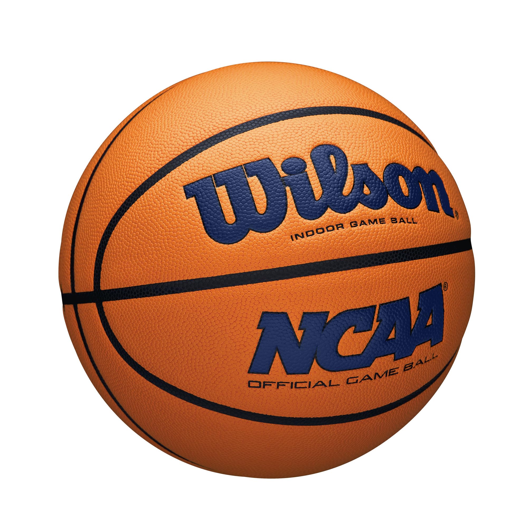 Wilson Ncaa Evo Nxt Official Indoor Game Basketball - Navy/Orange, Size 6-28.5''