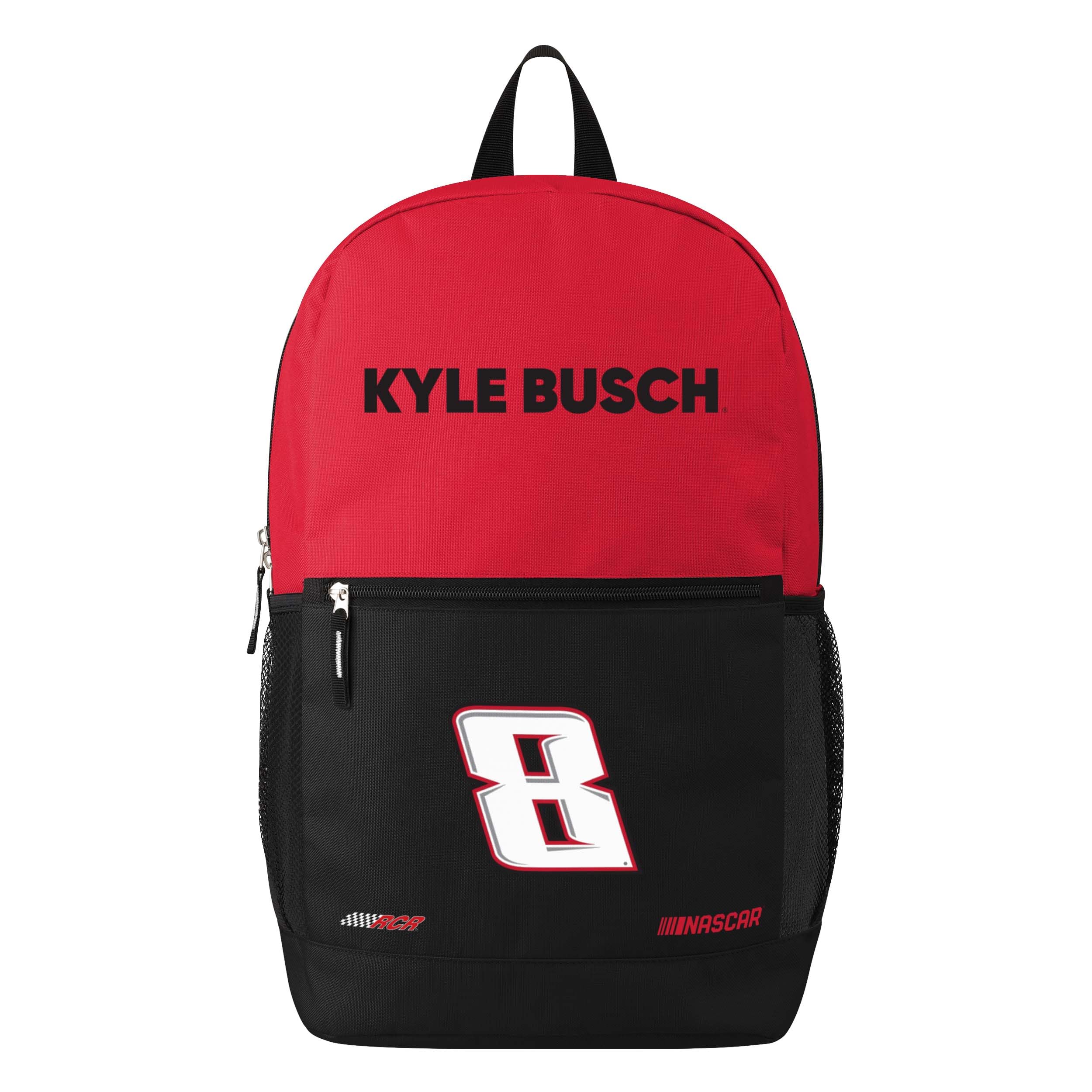 FOCO NASCAR Kyle Busch Big Logo Colorblock Backpack