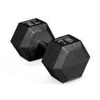 Cap Barbell Cast Iron Hex Dumbbell, Black, Single, 75 Lb