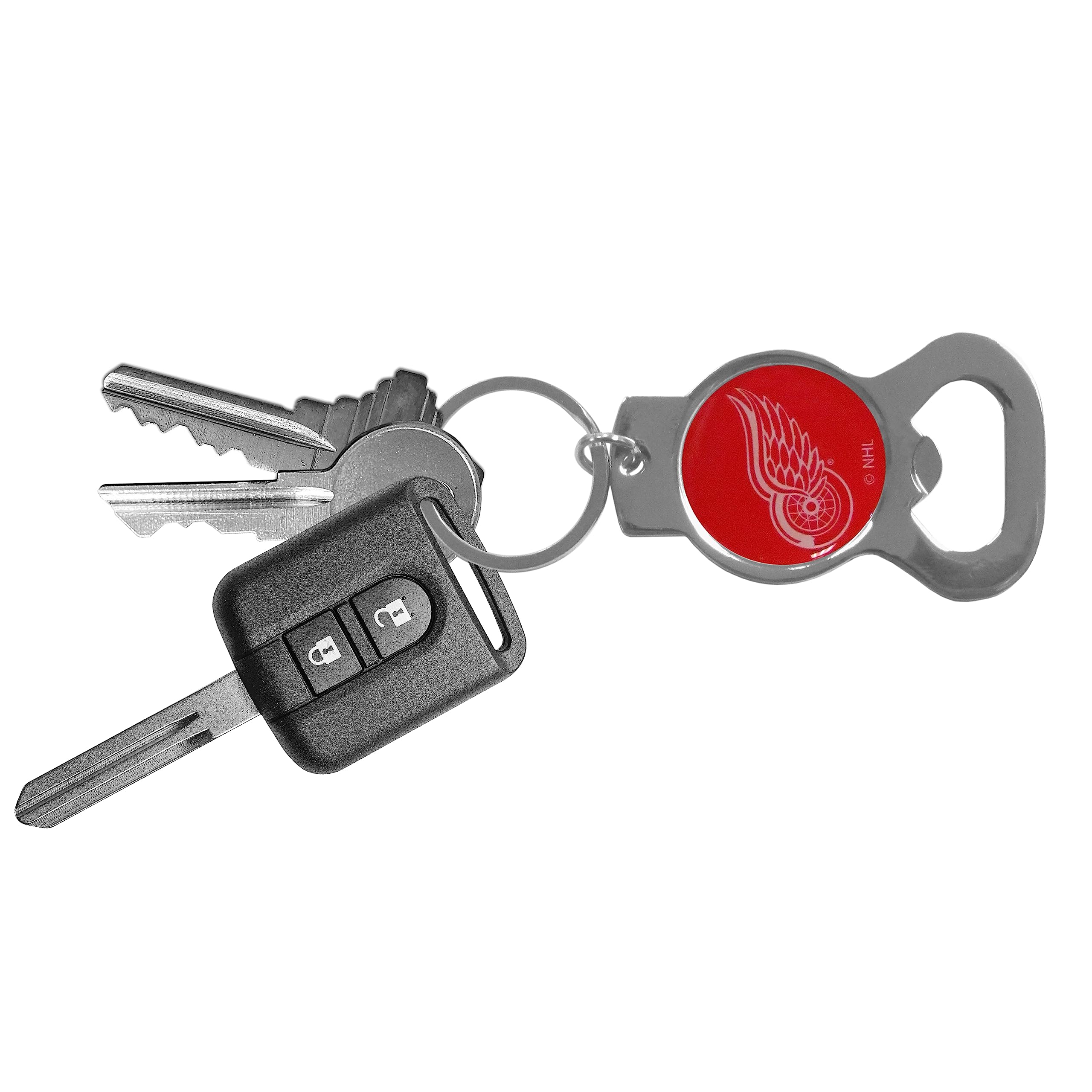 Nhl Siskiyou Sports Fan Shop Detroit Red Wings Bottle Opener Key Chain One Size Team Color