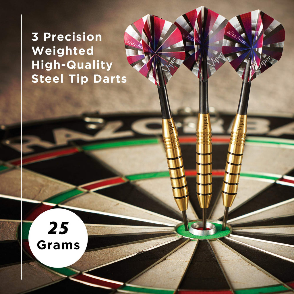 Viper Elite Brass Steel Tip Darts 25 Grams