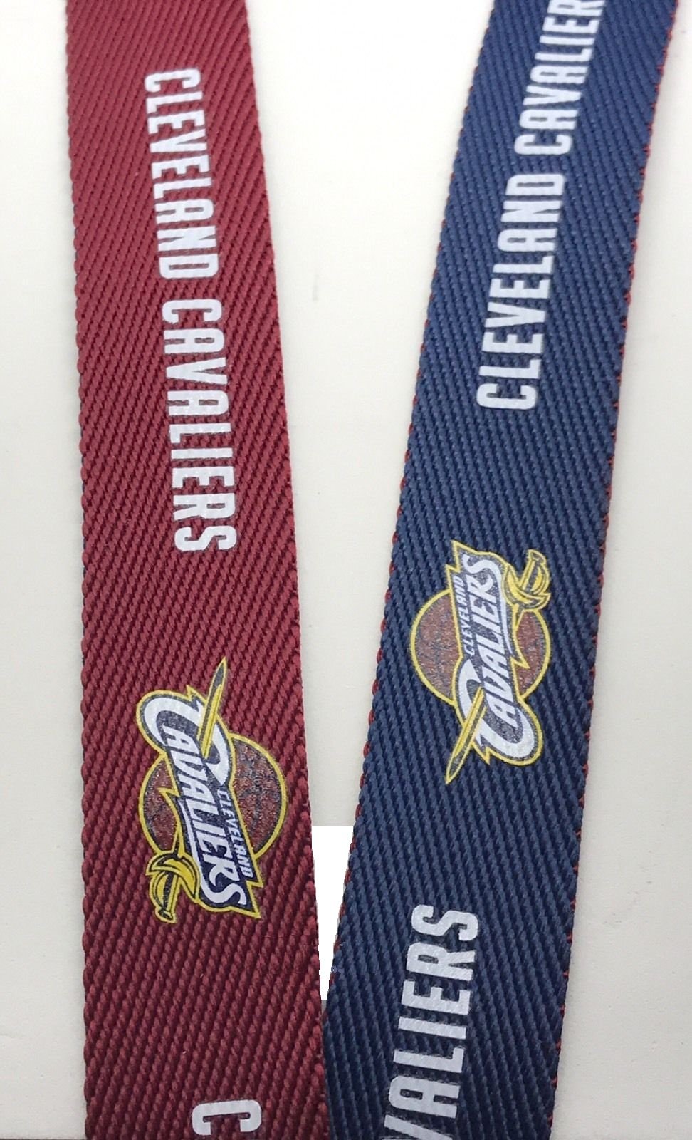 Pro Specialties Group Nba Cleveland Cavaliers Two Tone Lanyard With Detachable Key Ring And Breakaway Safety Closure