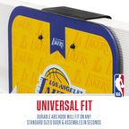 Franklin Sports Nba Los Angeles Lakers Mini Over The Door Basketball Hoop - Kids Indoor Mini Hoop With Ball - Nba Fan Shop Toy F