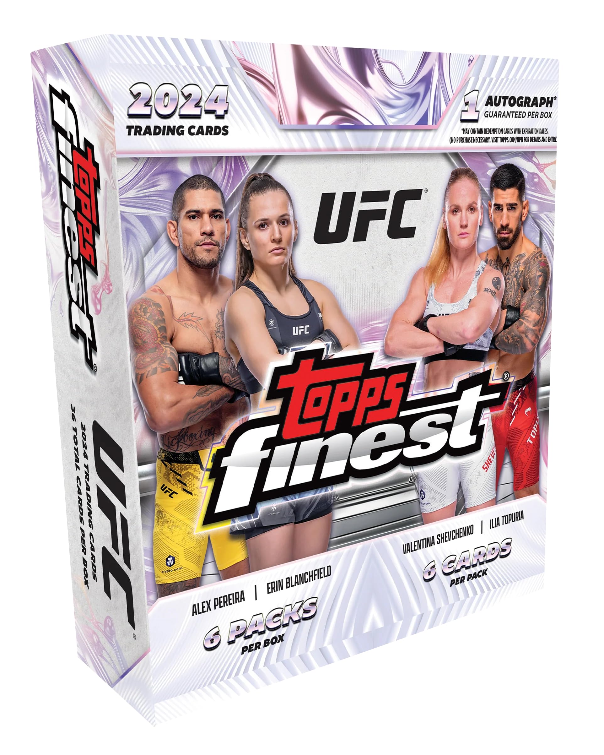 2024 Topps Finest UFC - Mega Trading Card Box (1 Autograph Per Mega Box)