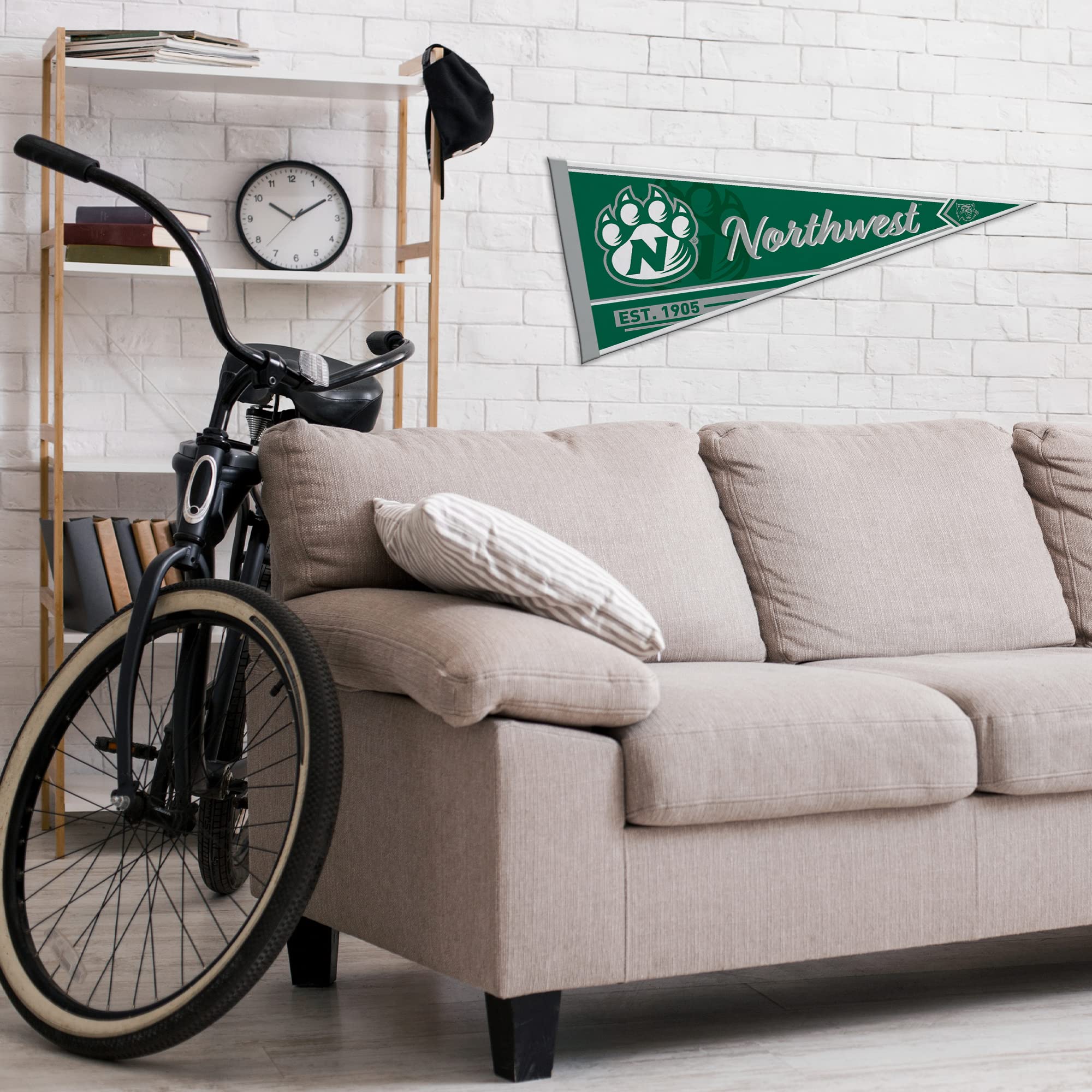 Rico Industries Ncaa Northwest Missouri State Bearcats Classic 12'' X 30'' Felt Wall D  Cor Pennant - Great For Home/Bed Room/Ma