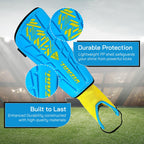 Vizari Malaga Soccer Shin Guard for Kids| Youth Soccer Shin Guard | Lightweight and Breathable Child Calf Protective Gear Soccer