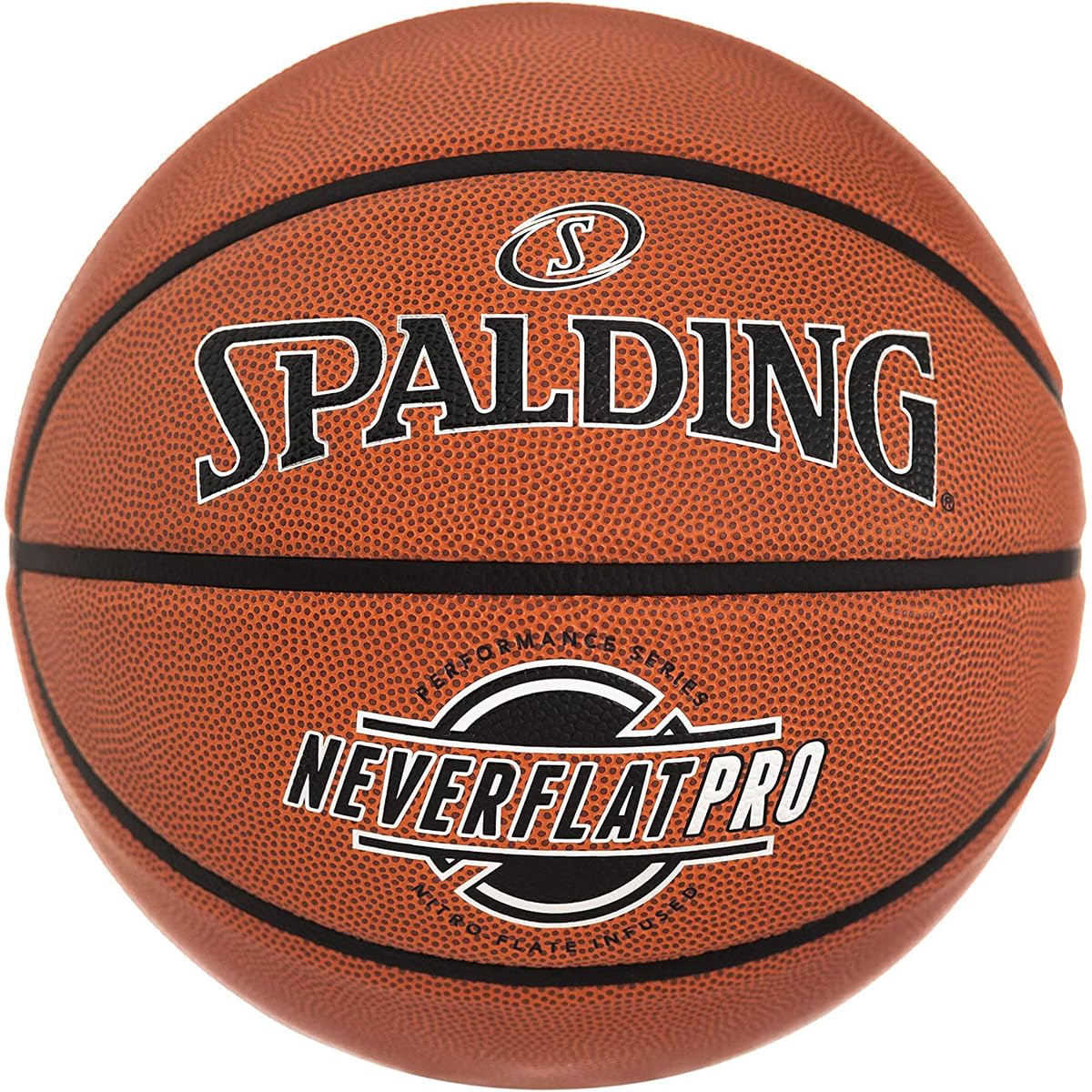 Spalding NeverFlat Pro Indoor-Outdoor Basketball 29.5