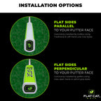 Flat Cat Putter Grip, Standard 8707Nt, Slightly Oversized Non-Tapered Golf Grip, Flat Sides Put The Feeling Of A Square Putter F