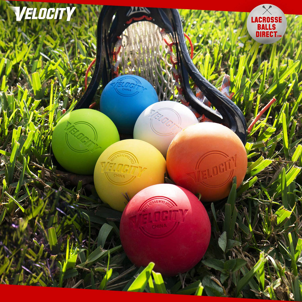 Velocity Lacrosse Balls - Official Nfhs, Sei, And College Approved Size - Meets Nocsae Standard - Approved Competition Colors -