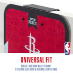 Franklin Sports Nba Houston Rockets Mini Over The Door Basketball Hoop - Kids Indoor Mini Hoop With Ball - Nba Fan Shop Toy For