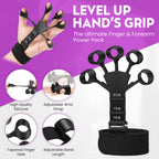 Hand Gripper Strengthener, 7 Pack Adjustable Resistance 22-220Lbs (10-100Kg) Forearm Exerciser, Grip Strength Trainer For Muscle