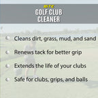 Bite Golf Club And Grip Cleaner  Keeps Clubs, Irons, And Drivers Clean  Use With Cloth, Brush, Or Bottle Brush Refill  Restore G