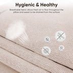 Naturehike Camping Pillow Protectors Cover Case, 20  14In, Soft Touch, Skin-Friendly, Removable, Machine Washable, Fade Resistan